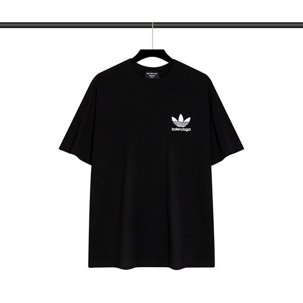 《大人気》バレンシアガ アディダス 偽物 Tシャツ メンズ 2色 bav63815